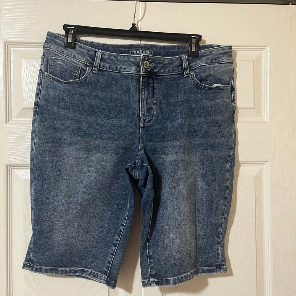 Blue Denim Shorts